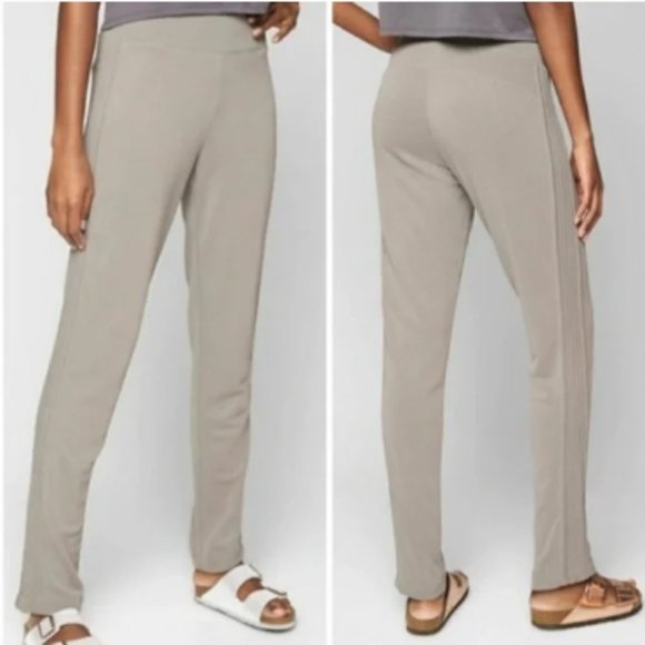 Athleta Pants - Athleta Serenity Lounge Track Pant Grey Beige S 209909